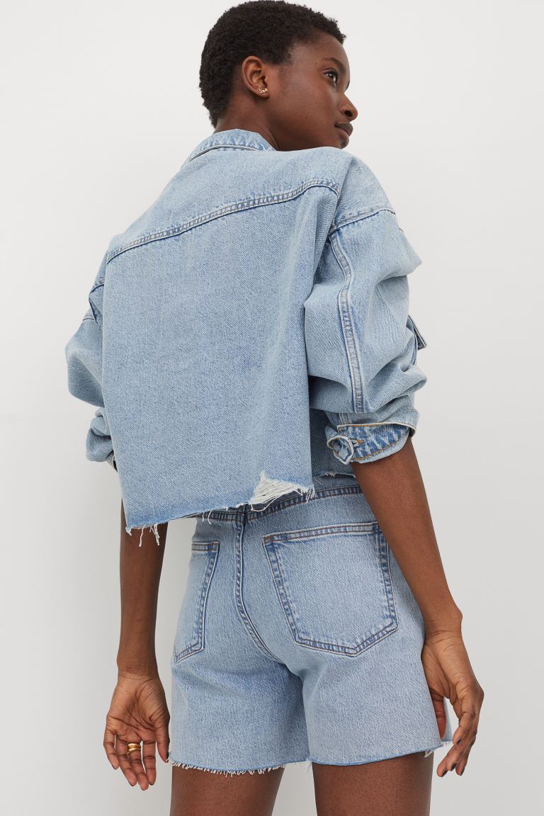 vaquero talle alto hm