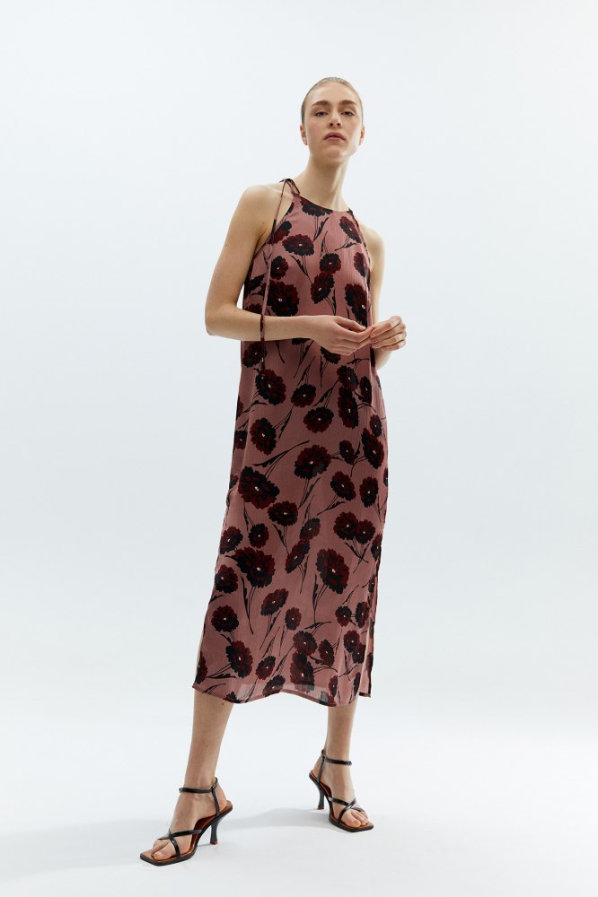 vestido escote halter