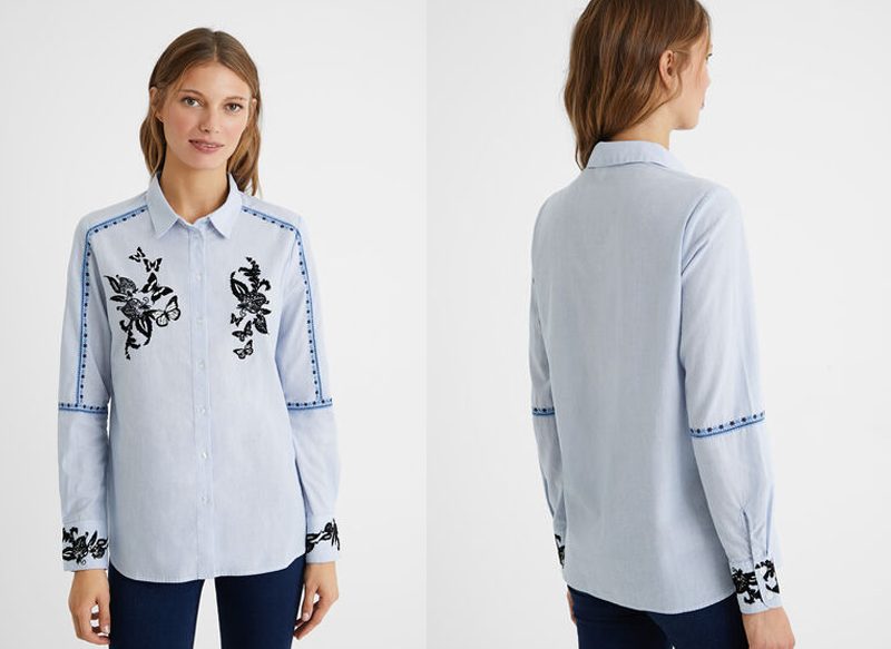CAMISA RAYAS 100% ALGODÓN DE DESIGUAL