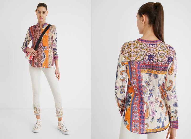 CAMISA BOHO PAISLEY DE DESIGUAL