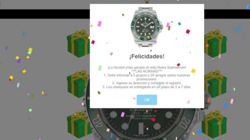 La estafa en WhatsApp que puede arruinarte la vida 2 Moncloa Estafa del Rolex Whatsaap