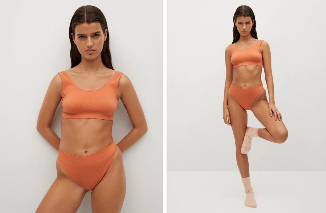 sujetador canale mango