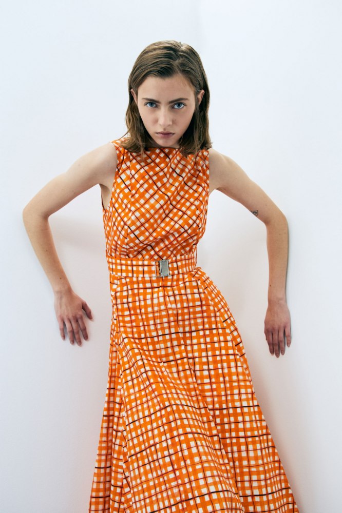 vestido estampado vuelo