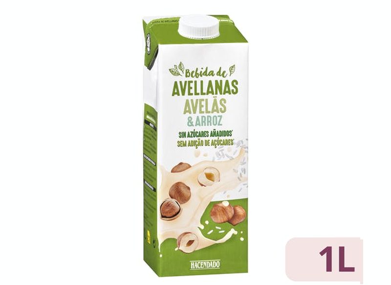 BEBIDA DE AVELLANAS Y ARROZ HACENDADO