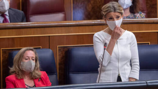 Yolanda Díaz somete a Calviño con la moneda de cambio de los Presupuestos 1 Moncloa 108345 europapress 3719981 ministro justicia juan carlos campo interviene sesion control gobierno 19 Moncloa