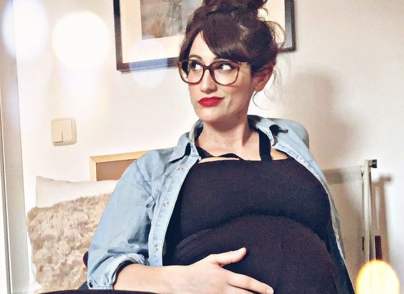 ANA MORGADE, MADRE DE SU PRIMER HIJO