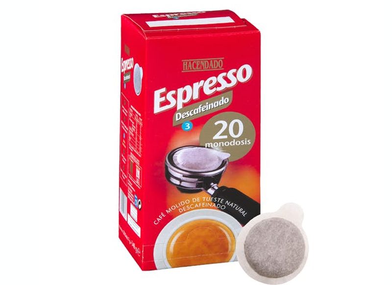 CÁPSULAS DE CAFÉ DESCAFEINADO ESPRESSO HACENDADO