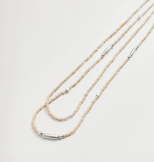 collar abalorios mango