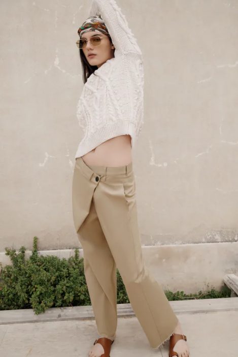 pantalon asimetrico zara