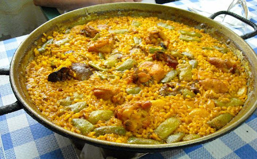 pasos finales paella