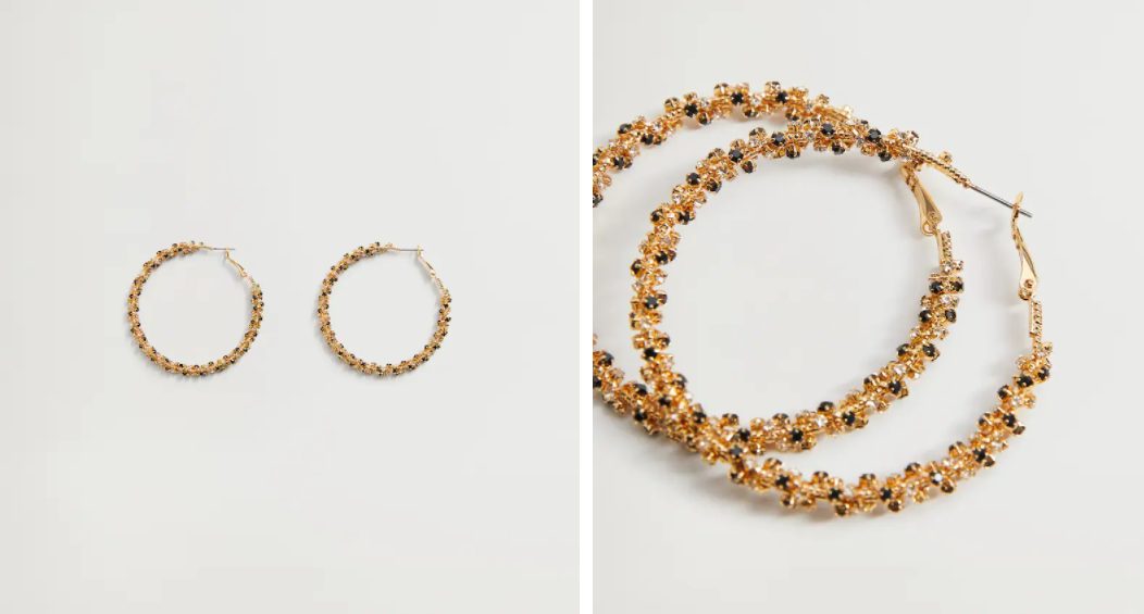 pendientes cristales mango