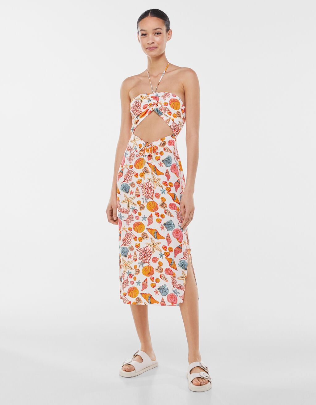 vestido motivos marinos