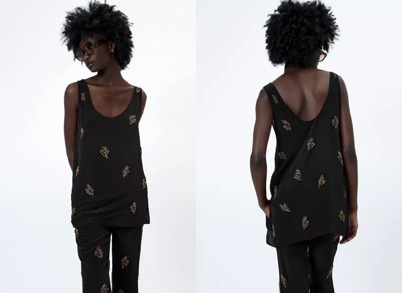 TOP LENCERO JOYAS LIMITED EDITION DE ZARA