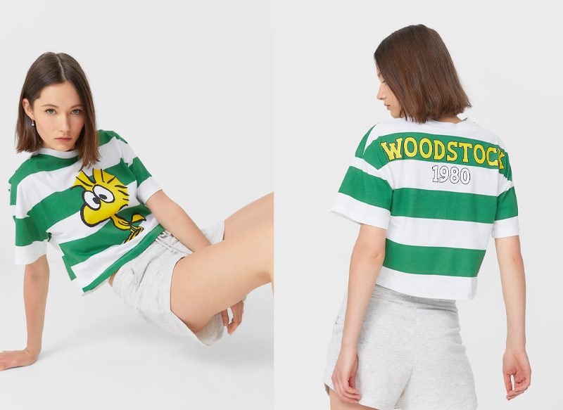 CAMISETA WOODSTOCK DE STRADIVARIUS