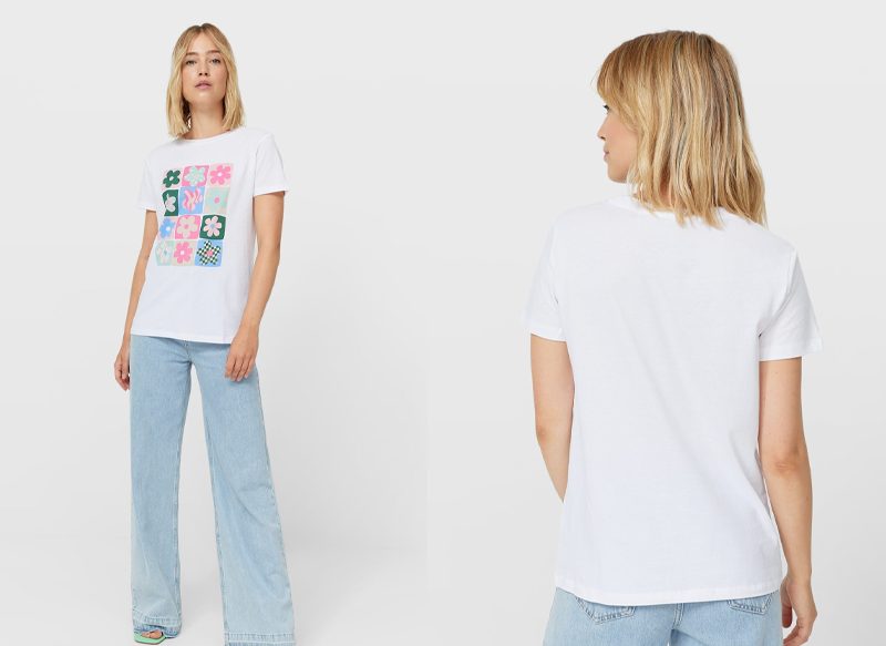 CAMSIETA PRINT DE STRADIVARIUS