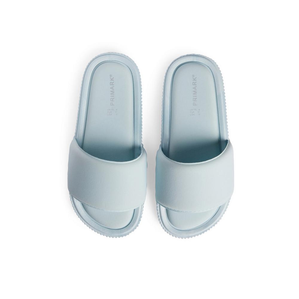 chanclas piscina azules