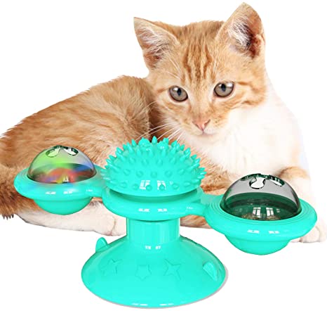 molino de viento para gatos