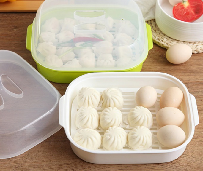 vaporera con rejilla