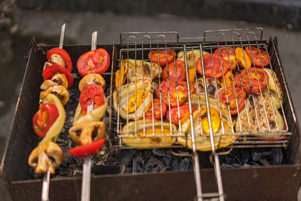 verduras barbacoas