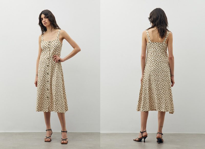 VESTIDO BOTONES ESTAMPADO