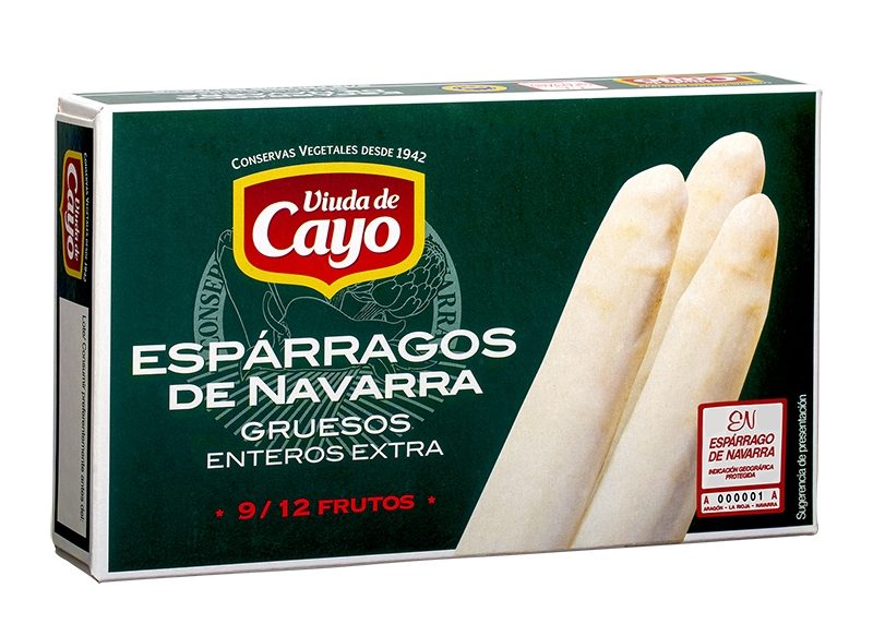 3. ESPÁRRAGOS DE NAVARRA 9/12 VIUDA DE CAYO, EN EL TOP 3 DE LA OCU