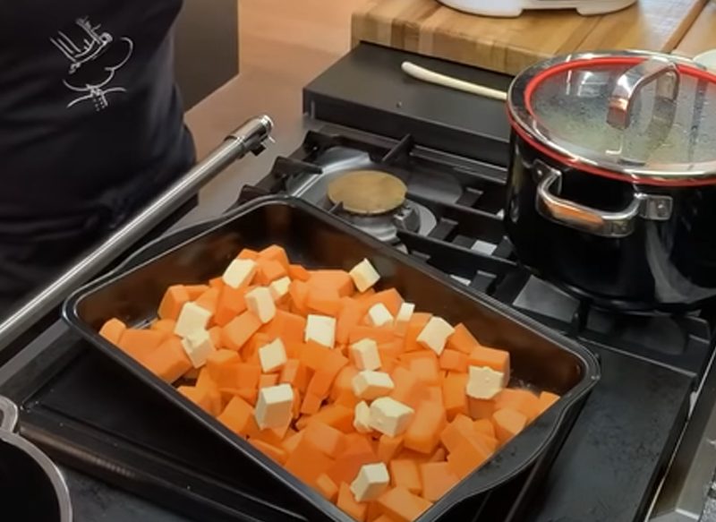 PREPARACIÓN DE LA CREMA DE CALABAZA