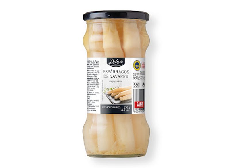 9. ESPÁRRAGOS DE NAVARRA DELUXE DE LIDL, ENTRE LOS 10 MEJORES PARA LA OCU