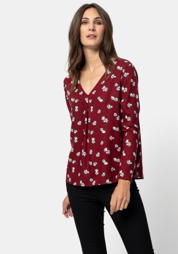 blusa roja