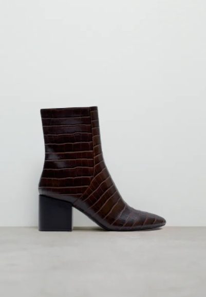 botin animal print zara