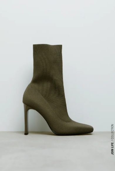 botin calcetin zara