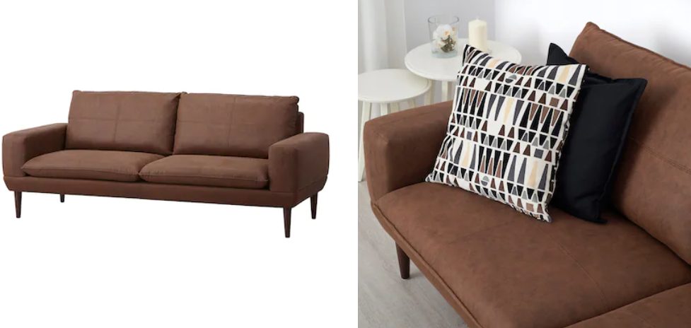 marron oscuro sofas