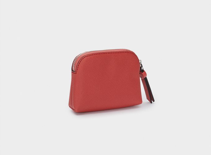 monedero liso cremallera parfois