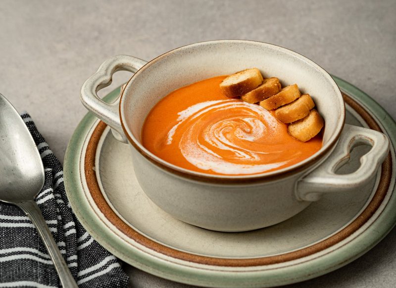 LA CREMA DE CALABAZA DE ARGUIÑANO PARA ACOMPAÑAR LOS CANELONES