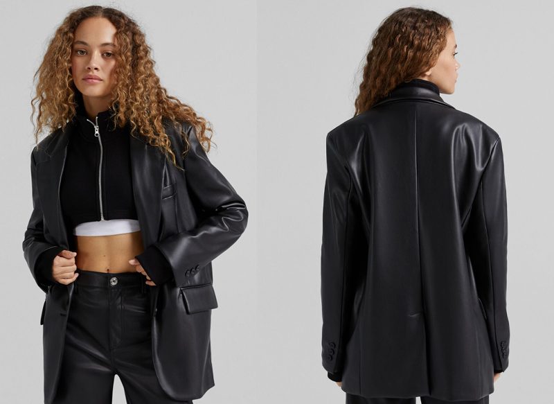 BLAZER EFECTO PIEL