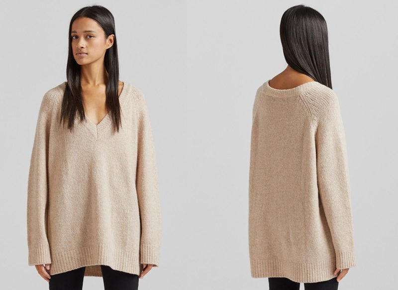 JERSEY CUELLO PICO DE BERSHKA