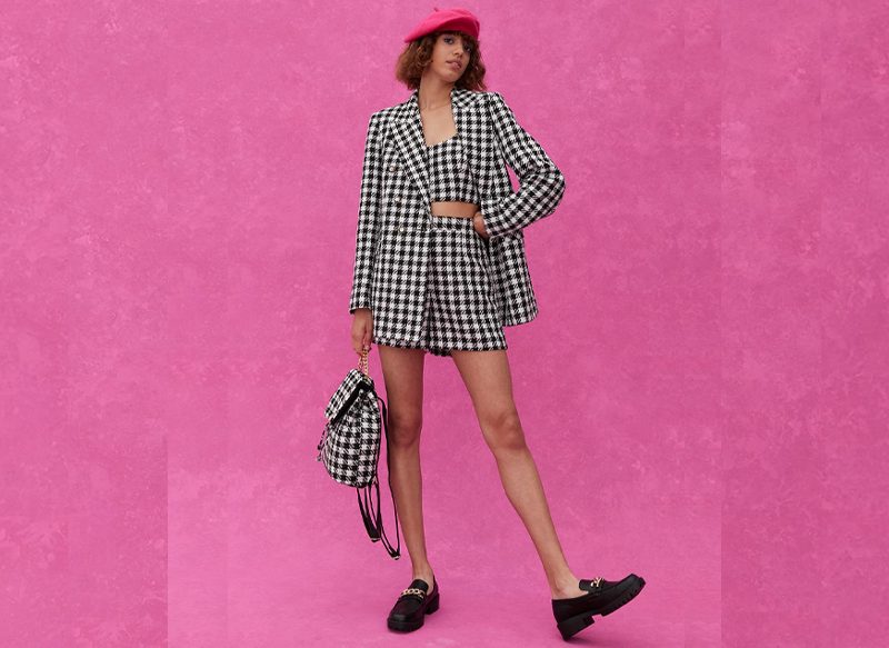 AMERICANA DE PATA DE GALLO DE PRIMARK