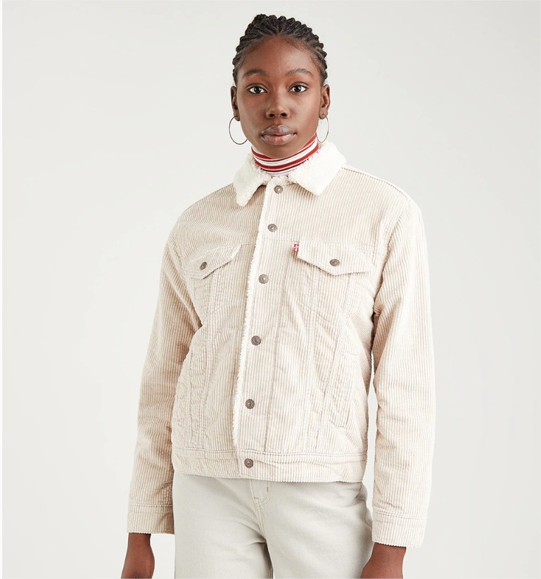 cazadora forro sherpa levis