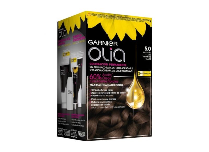 GARNIER OLIA CASTAÑO 5.0, CERCA DE LOS MEJORES TINTES DE PELO PARA LA OCU