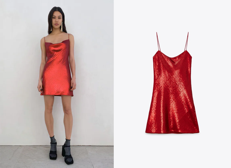 VESTIDO LENTEJUELAS