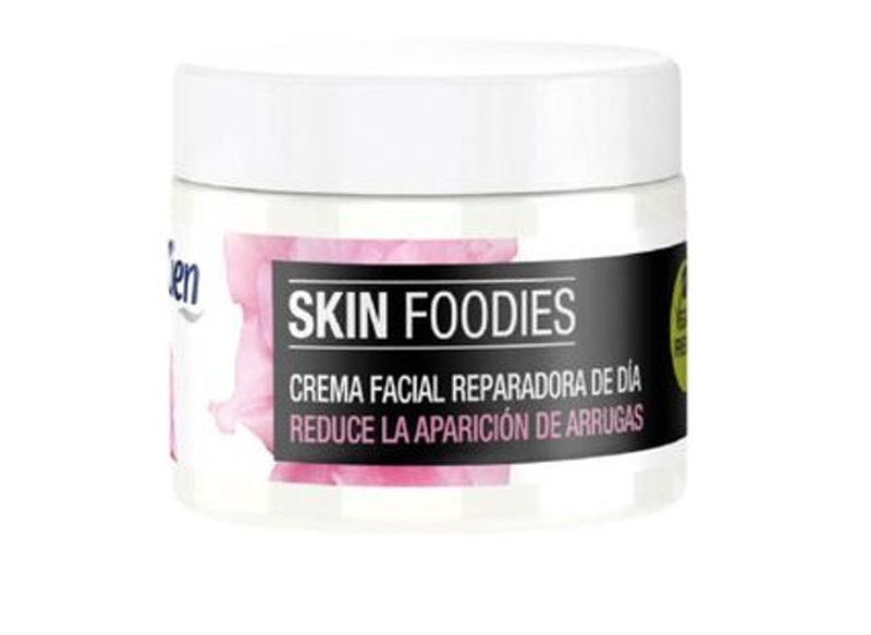 CREMA FACIAL REPARADORA DE DÍA SKIN FOODIES CIEN, UNA DE LAS MEJORES CREMAS HIDRATANTES