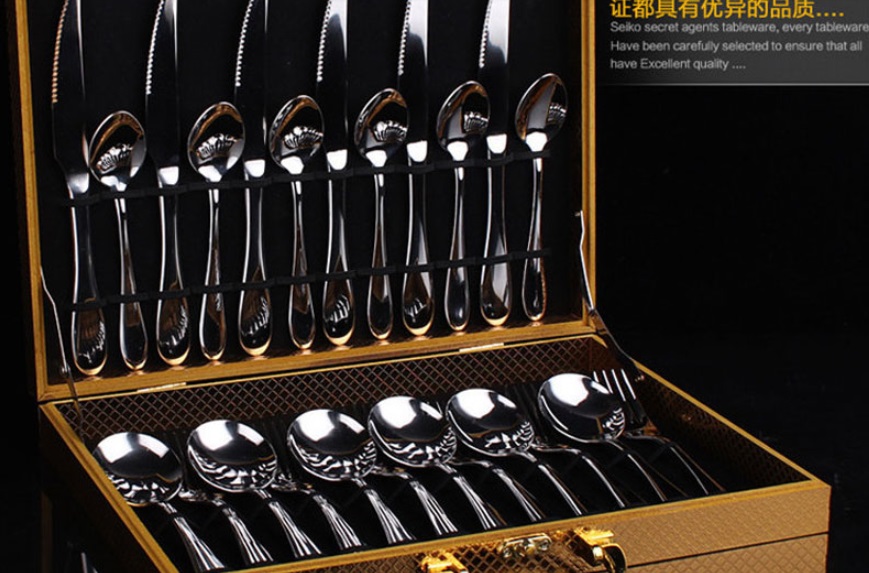 maletín de cubertería