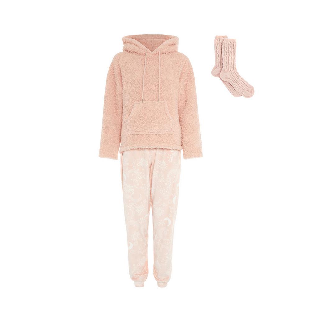 pijama rosa pelo