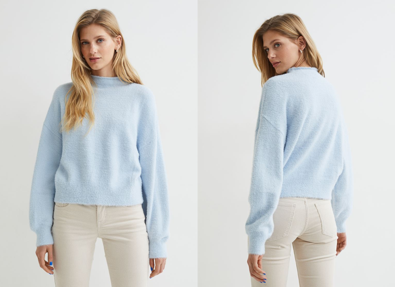 JERSEY EFECTO PELO DE H&M