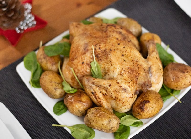 CÓMO HACER EL POLLO ASADO RELLENO