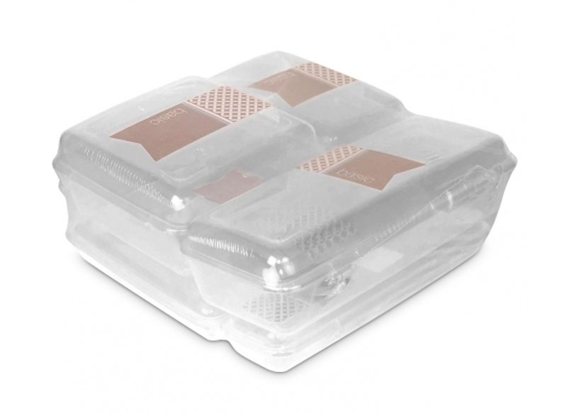 SET DE 5 CAJAS PLÁSTICO HEGAHOGAR BASIC, REBAJADO EN CARREFOUR