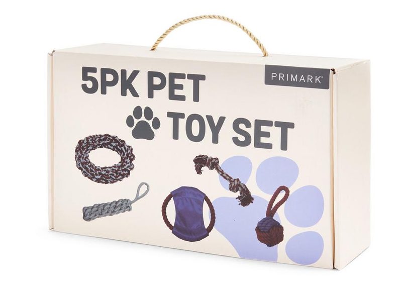 PACK DE 5 JUGUETES PARA MASCOTAS