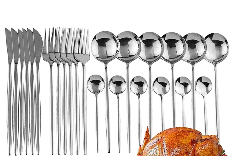 Cubiertos acero inoxidable
