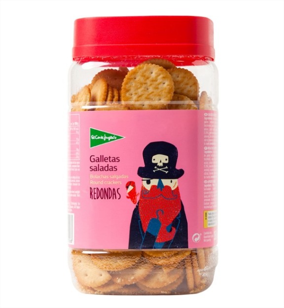 galletas saladas redondas el corte ingles