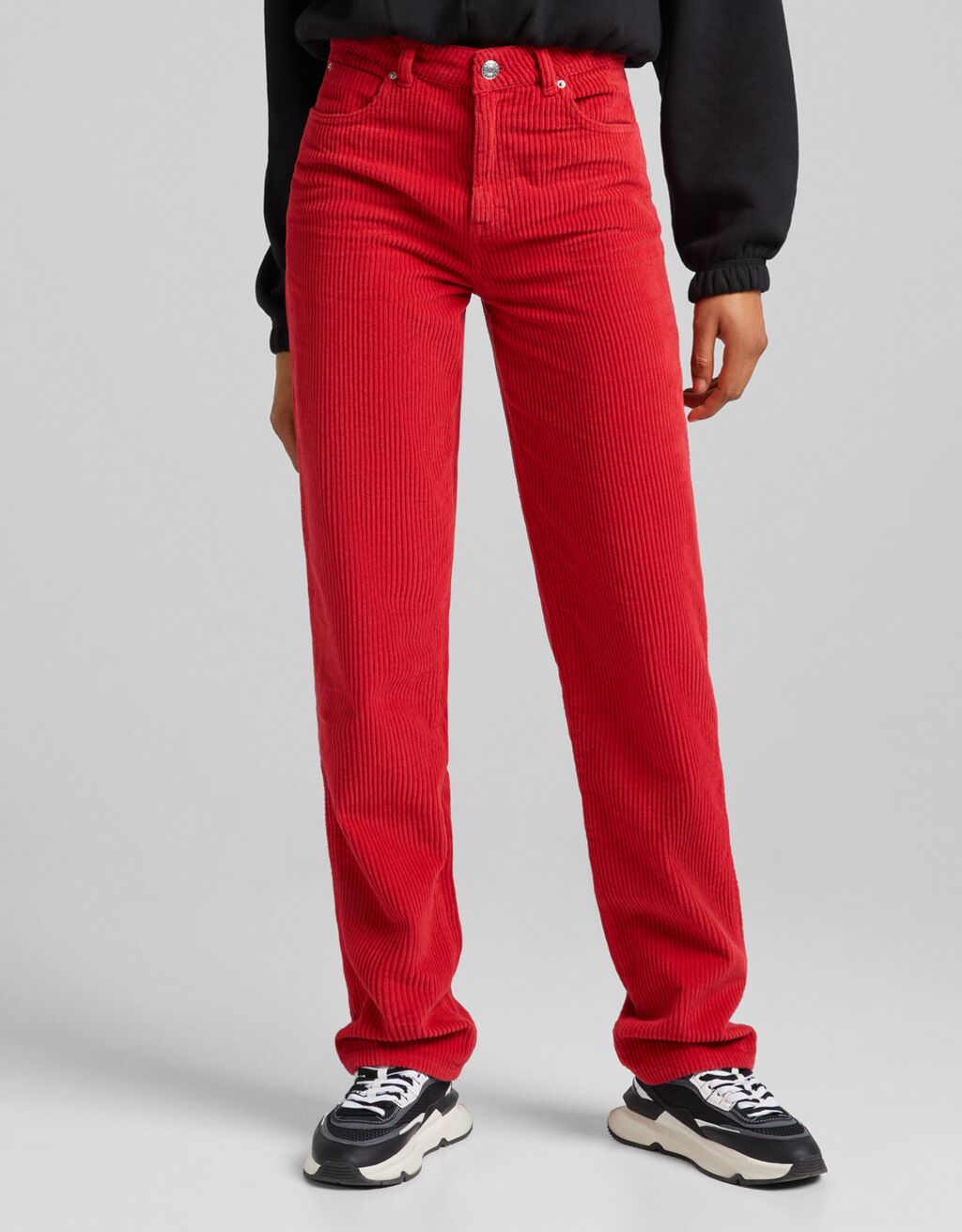 pantalon pana bershka