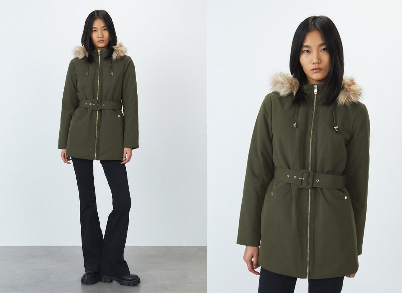 PARKA CAPUCHA PELO